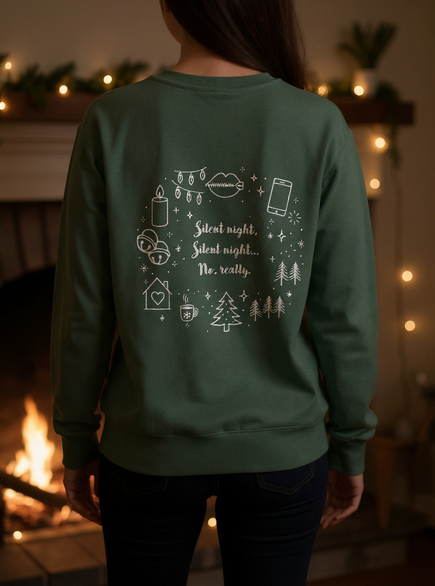 Silent Night Introvert Remix Sweatshirt