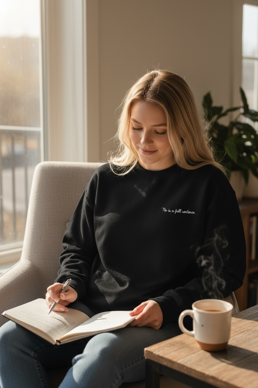 The “No.” Sweatshirt (Full Sentence Edition)